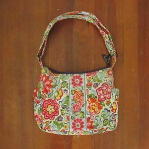 Vera Bradley Hope Garden purse multi flowers 2009